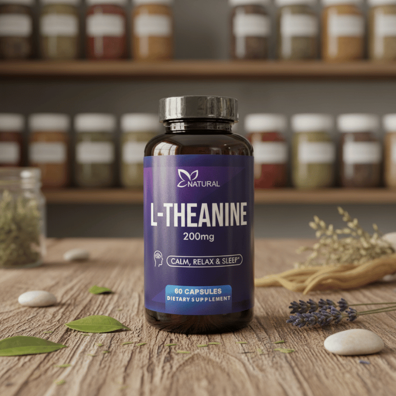 L - THEANINA 200mg (60 cápsulas)